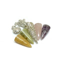 Interchangeable Gemstone Pendulum Set | 4 Healing Stones | WorthyVibe