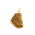 Citrine Cluster Pendant | Gold Plated | Prosperity | WorthyVibe