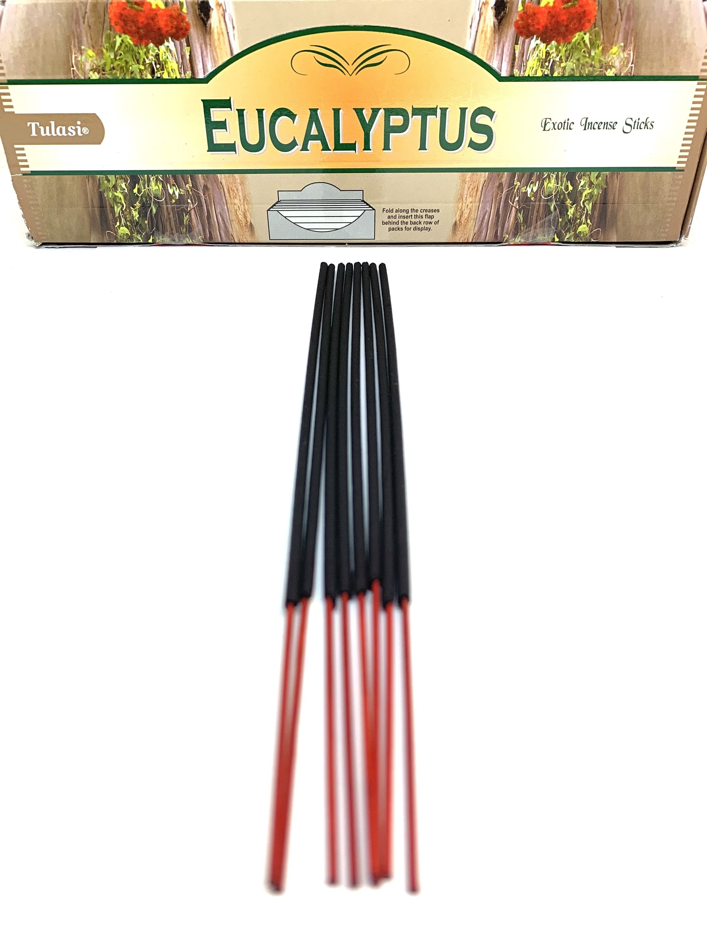 Eucalyptus Incense Sticks Pack of 8 - Spiritual & Wellness