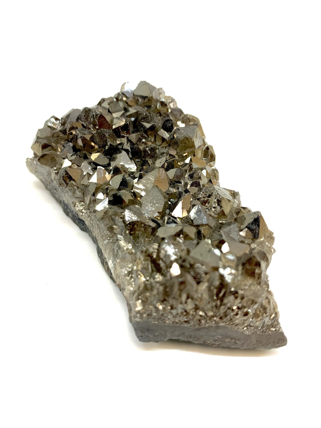 Silver Aura Amethyst Cluster | Balance & Joy | WorthyVibe