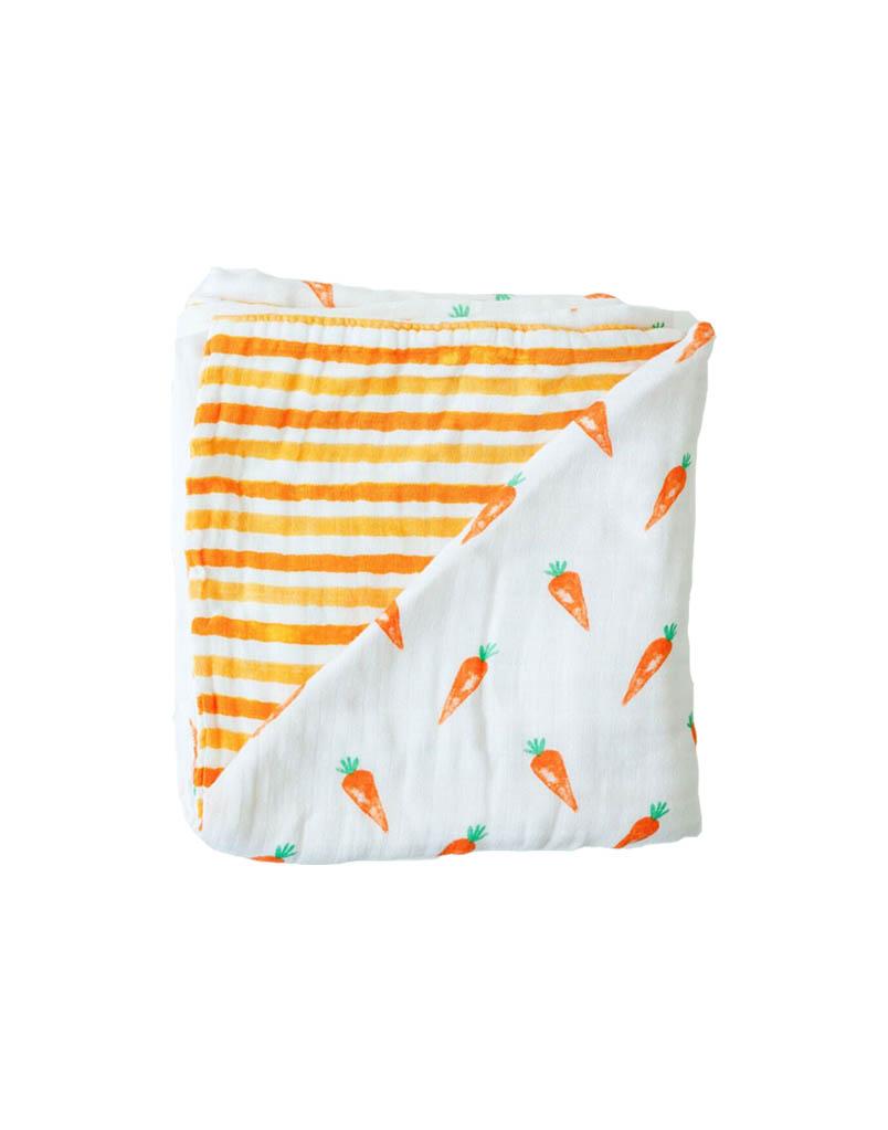 Organic Snug Blanket Carrots Print - Artisan Home Décor