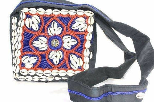 Island Life Vintage Cowrie Shell & Bead Work Necklace - Artisan Fashion Accessories