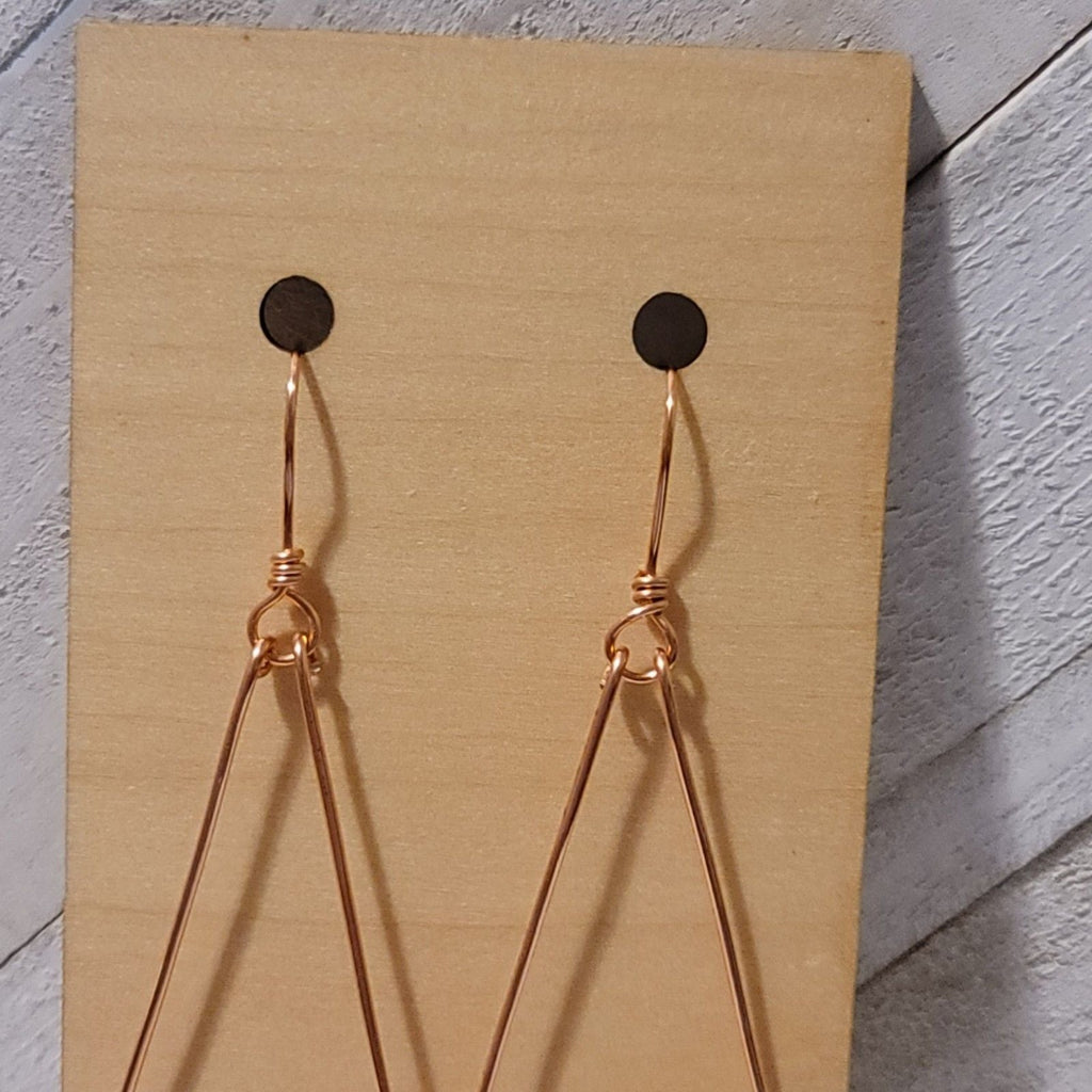 Amazonite Copper Earrings - Earrings