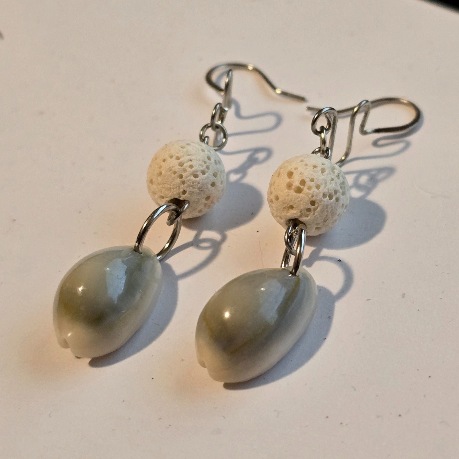 Puka Shell Earrings - Earrings