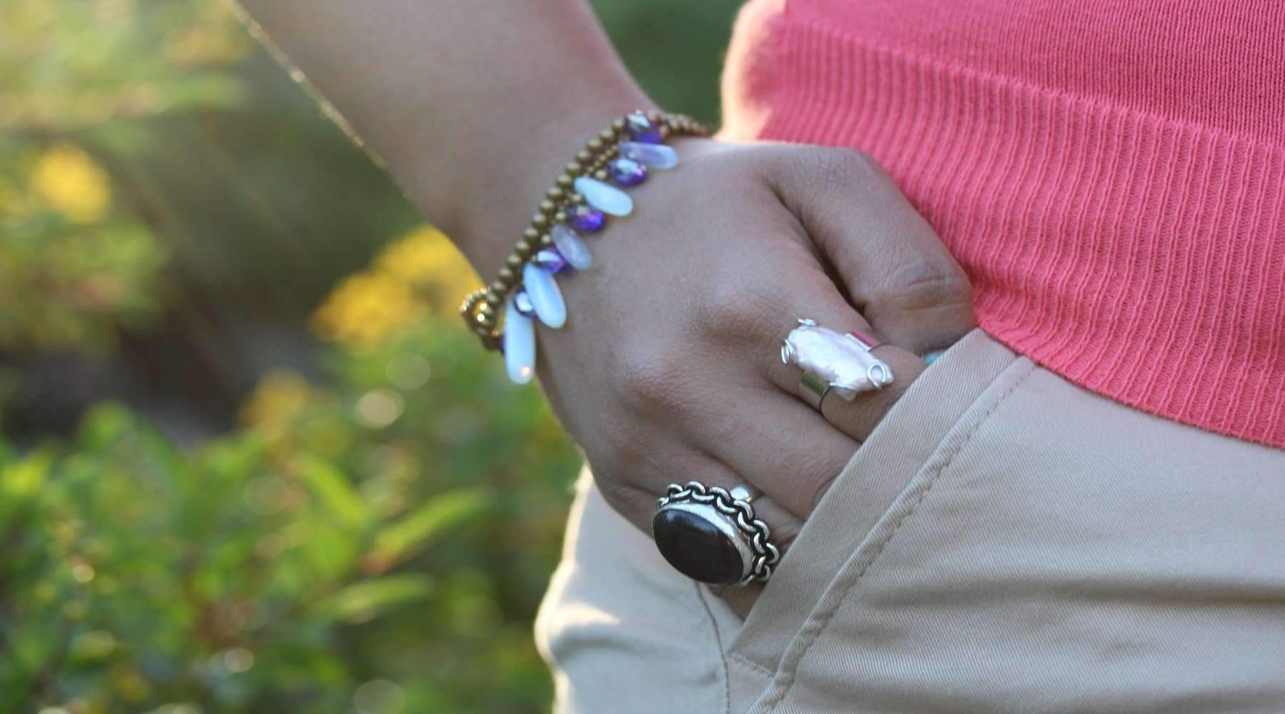 Opalite & Crystal Romance Bracelet - Crystals & Gemstones