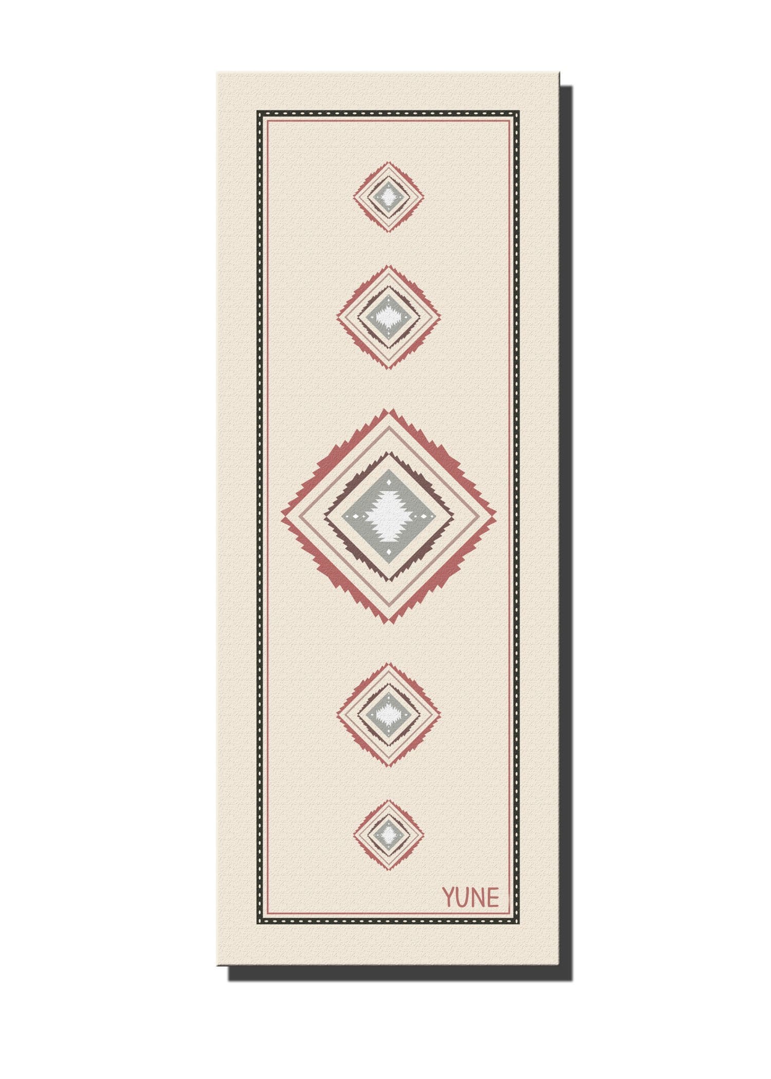 Sand Dune Yoga Mat 6mm - Calming beige minimalist yoga mat
