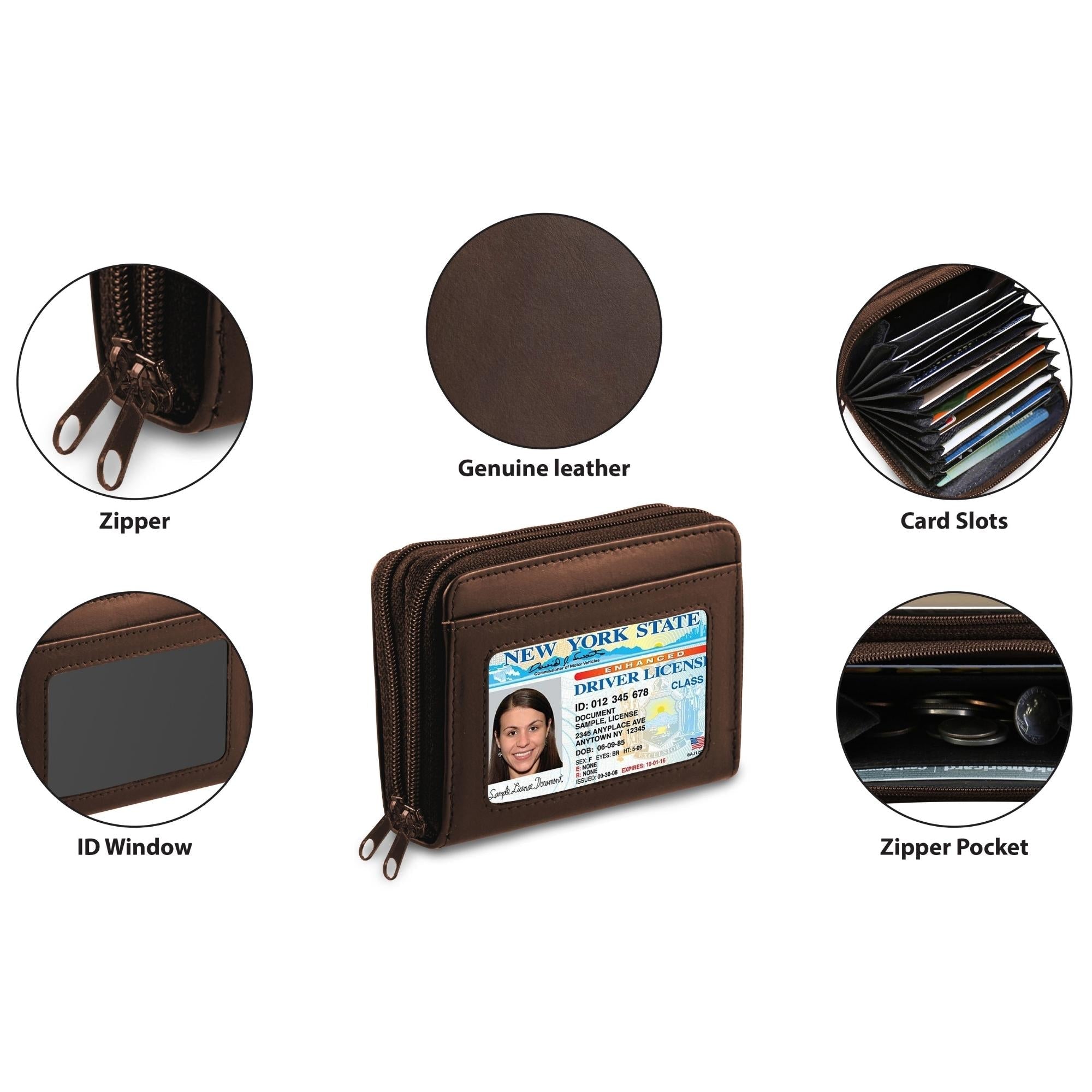 RFID Leather Wallet - Accessories