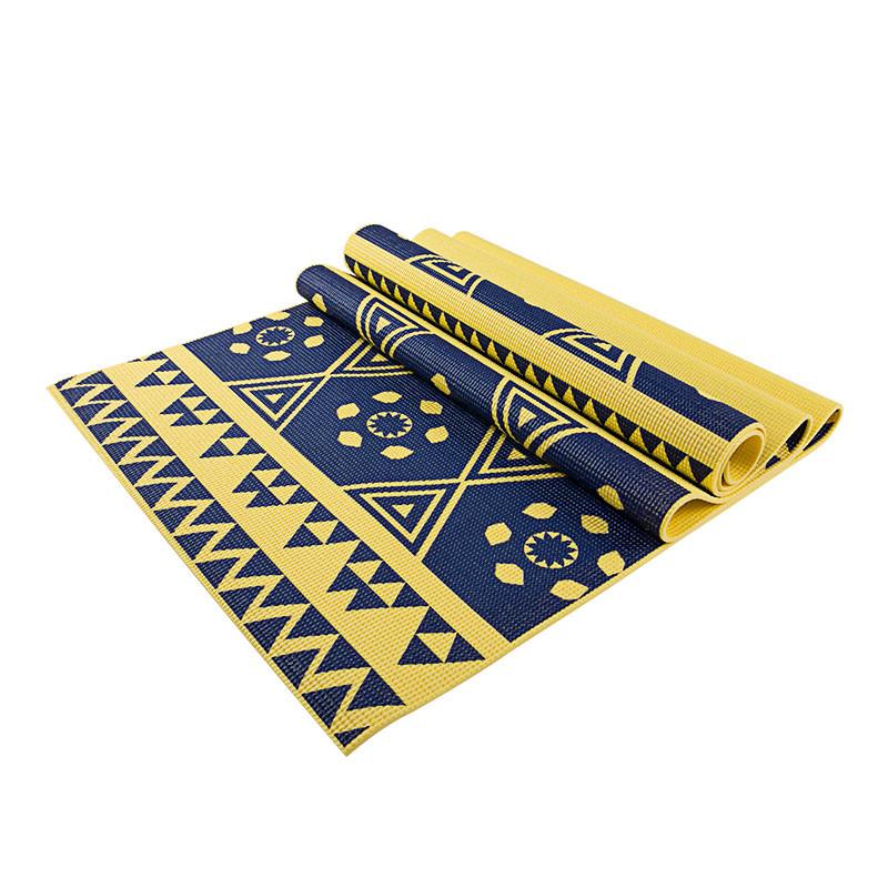 Printed PVC Premium Yoga Mat - Spiritual & Wellness